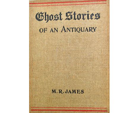 JAMES (M.R.)  Ghost-Stories of an Antiquary.  First Edition. 4 plates (by James McBryde), half title, 16pp. publisher's adver