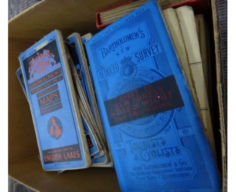 ORDNANCE SURVEY -   various earlier maps; includes 18 one inch large sheet series (early 20th cent.); 16 smaller scale; Irela