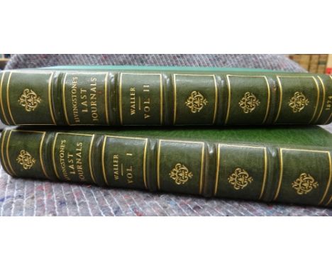 WALLER (H.) editor.  The Last Journals of David Livingstone in Central Africa, from 1865 to his death  . . .  First Edition, 