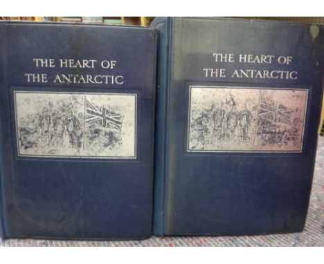 SHACKLETON (E.H.)  The Heart of the Antarctic: being the story of the British Antarctic Expedition 1907-1909  . . .  First Ed