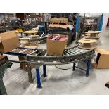 Lot of Power Roller Conveyor to ABC Sealer, Approx 24ft OAL x 15in W Rollers | Rig Fee $50