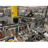 Stainless Steel Bottle Conveyor, 25 ft OAL, (3) 90 Deg (Discharge of Topomatic) | Rig Fee $500