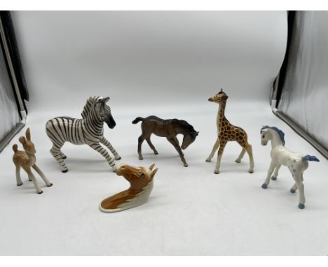 Collection of Animal Figurines to include Rare Wade and Beswick England examples. 
Good condition, no damage. 