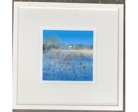 Paul Evans, 'Winter Teasels', colour print, signed, titled and numbered 3/95, 28x28cm 