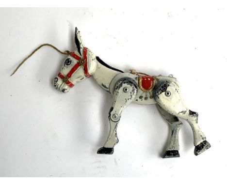 A vintage Muffin the Mule metal puppet (one leg missing) 