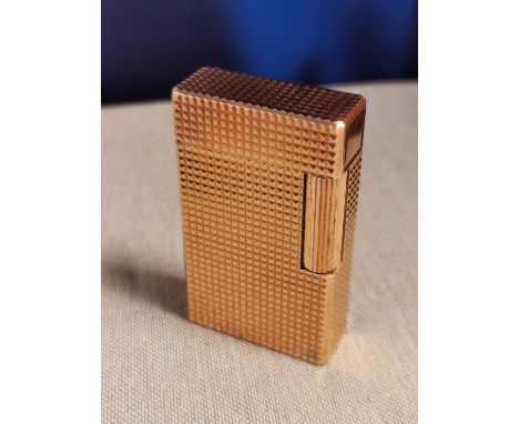 Gold Plated Dupont Vintage French Lighter