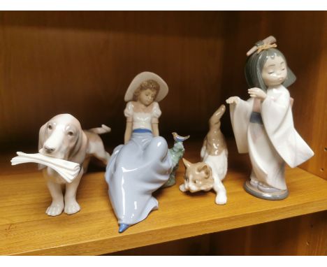 Quartet of Lladro/Nao Figures