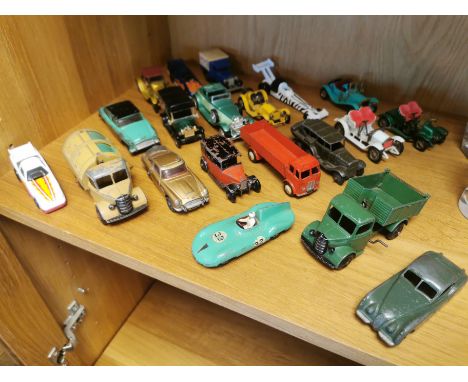 Collection of Various Dinky and Corgi Die Cast Card and Truck Toys