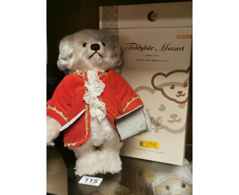 Boxed Steiff Limited Edition Mozart Classical Music Teddy Bear