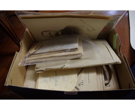 MISCELLANEOUS EPHEMERA:&nbsp;a small collection, to include a pair of passports for Viscount John Earl Russell, 1860s period: