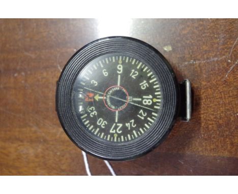 A German World War II Luftwaffe AK39 armband compass. 