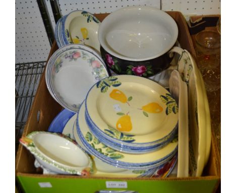 A Poole part dinner service, and other china wares