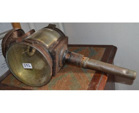 Large vintage coaching lamp