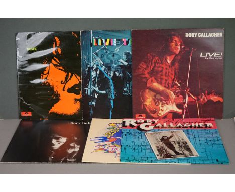 Vinyl - Taste / Rory Gallagher 6 LP's to include Taste (583042) fully laminated sleeve showing some signs of possible damp cr
