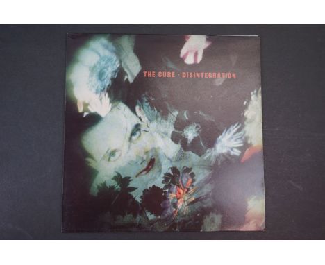 Vinyl - The Cure Disintegration LP on Fiction Records FIXH14 with inner, vg+ with light marks 