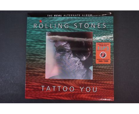 Vinyl - ltd edn The Real Alternate Album Rolling Stones Tatoo You 3 LP / 2 CD Box Set RTR001, heavy coloured vinyl, 441/500, 