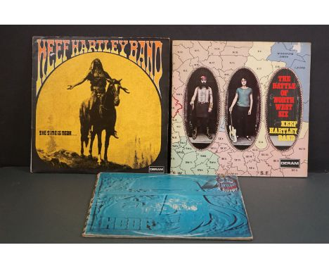 Vinyl - Three Keef Hartley Band LPs to include The Time Is Near on Deram SML1071 with booklet, The Battle of North West Six (