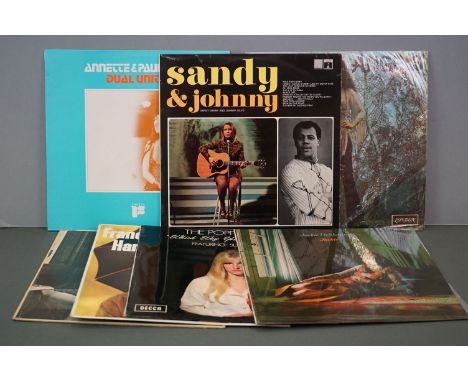 Vinyl - Seven vinyl LP's to include Fiends &amp; Angels - Martha Velez (London Records HAK 8395), Dual Unity - Annette &amp; 