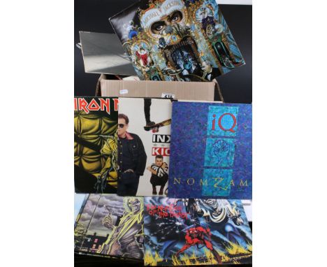 Vinyl - Approx 50 vinyl LP's spanning the decades and the genres to include Iron Maiden, ELO, Michael Jackson, Ozzy Osbourne,