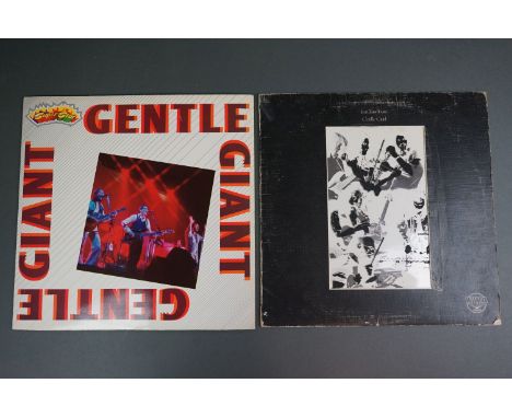 Vinyl - Two Gentle Giant LPs to include In A Glasshouse WWA002 Photograph card and printed inners, outer sleeve poor but inta