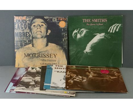Vinyl - The Smiths / Morrissey 10 LP's to include Self Titled x 2 (Rough 61), Meat Is Murder x 2 (Rough 81), Hatful Of Hollow