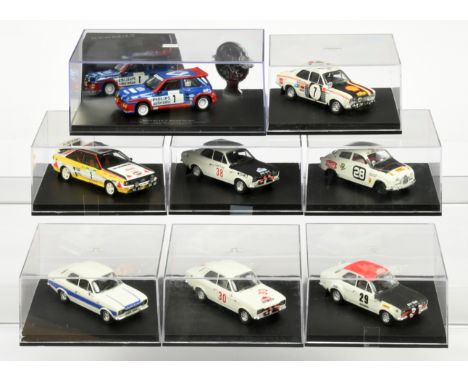 Trofeu a boxed group of 1/43rd scale models - Including 516 Ford Escort 1600 TC Piot-Todt Montecarlo 69; 508 Ford Escort MK1 