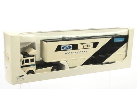 Tyrrell Ford Motorsport racing transporter, code 3, 1/43 scale 11286 - Mint in Excellent Plus box.