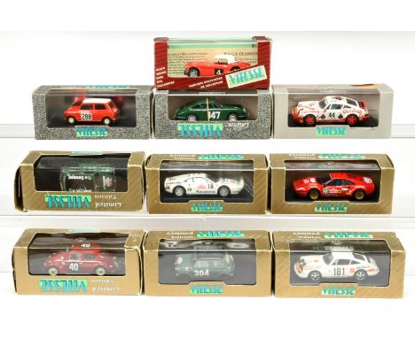 Vitesse (1/43rd scale) a group of models - Including L026 Ferrari 308 GTB Olio Fiat; L004 Morris Cooper Monte Carlo 1962 plus