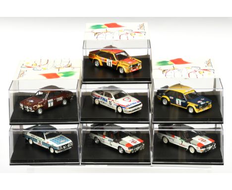 Trofeu a boxed group of 1/43rd scale models - Including 1604 Audi Quattro 1st RAC 1981 H.Mikkola /A.Hertz; 1403 Fiat 131 Abar