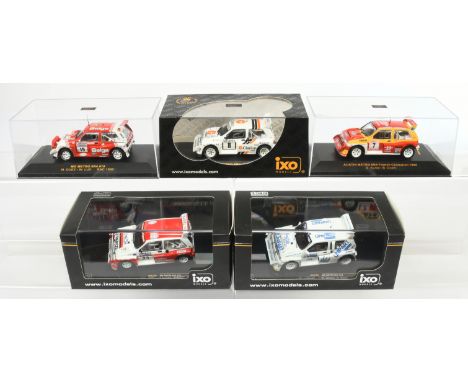 Ixo Models (1/43 Scale) group of MG &amp; Austin Metro cars - Including MG Metro 6R4 #19 M.Duez-W.LUX RAC 1986 plus others si