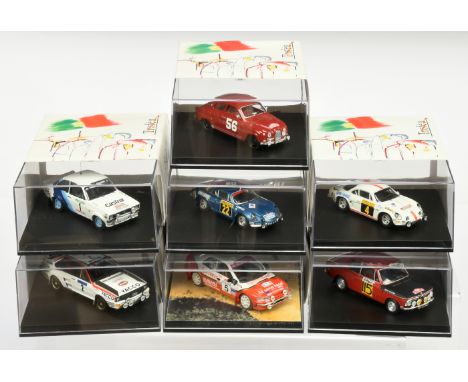 Trofeu, a boxed group of 1/43rd scale models to include 1708 BMW 2002 Ti Montecarlo Rally 69; 1618 Audio Quattro 4th Tour Aut