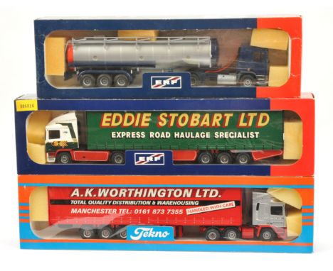 Tekno 1/50th scale group of commercial models to include EC ERF 006816 plus others similar (see photo) - Mint in Excellent Pl