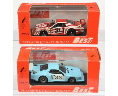 Model Best pair of Lancia - Comprising Lancia Beta Mcarlo 1979 &amp; Beta Mont. T - Mint in Good to Excellent boxes. (2)