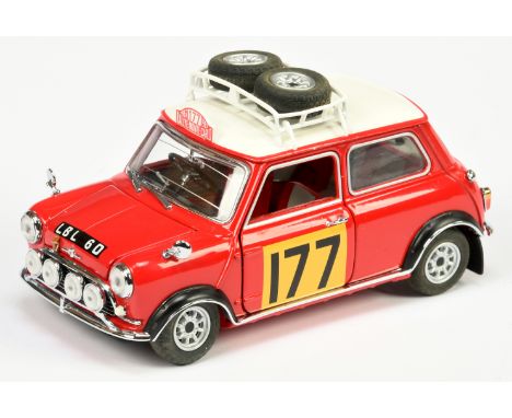 Franklin Morris Mini Cooper 1967 1998 Rover group Limited model, racing number 177 -&nbsp; Mint in Excellent plus box.