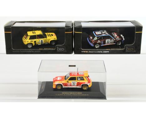 Ixo Models (1/43 Scale) group of Renaults - Including MAXI 15 Turbo plus others similar (see photo) - Mint in Excellent to Ne