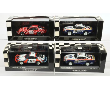 Group of Minichamps Porsche 959 Rally cars - Including 866285, 786205 plus others similar (see photo) - Mint in Mint boxes. (