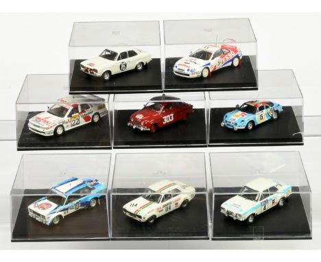 Trofeu a boxed group of 1/43rd scale models - Including 526 Ford Escort MK1 RS1600 "Broadspeed" John Fitzpatrick; 1502 Saab 9