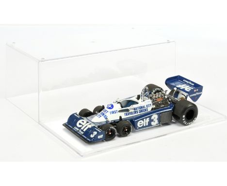 Exoto 1/18 scale models Grand Prix Tyrrell Ford P34 1997 Exoto inc - Near to Mint unboxed in a perspex display case.COLLECTIO