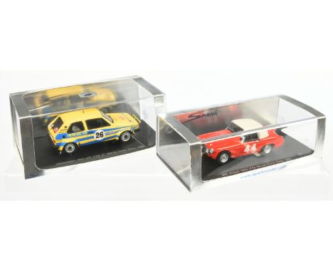 Pair of Spark model Rally cars - S3201 Volkswagen Golf GT Rally 1980 plus other similar (see photo) - Mint in Mint boxes. (2)