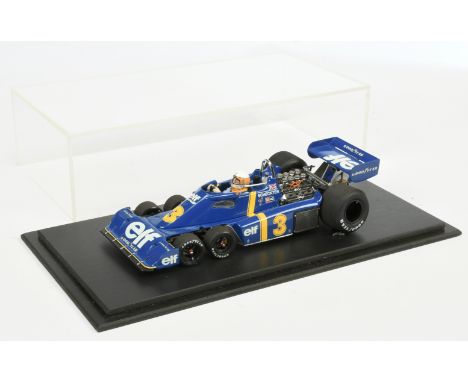 Exoto Tyrrell Ford 1/18 scale model racing car, Scheckter, racing number 3 - Mint unboxed in a perspex display case.COLLECTIO