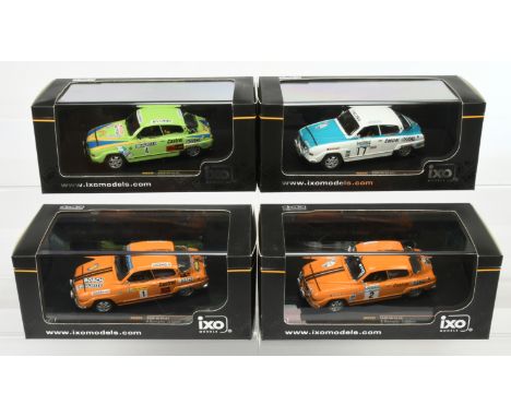 Ixo Models (1/43 Scale) group of cars - Including RAC235 Saab 96 V4 #4 winner Swedish Rally 1976 plus others similar (see pho