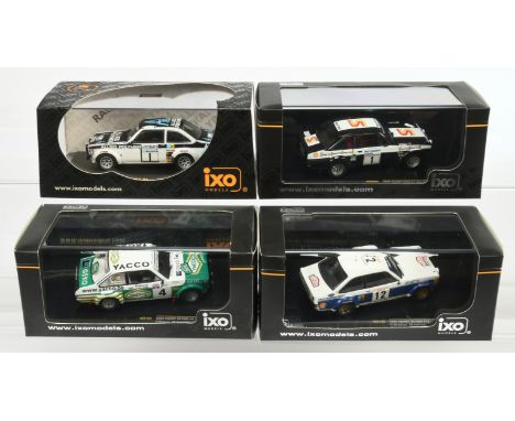 Ixo Models (1/43 Scale) group of Rally cars - Including RAC184 Ford Escort RS1800 #4 plus others similar (see photo) - Mint i