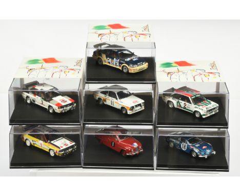 Trofeu a boxed group of 1/43rd scale models - Including 1506 Saab 96 1st RAC 1961; 2501 Ford Escort RS1800 "Tarmac"5th Montec