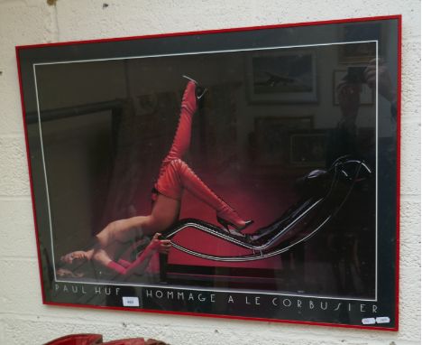 Photographic print by Paul Huf - Hommage a le Corbusier 1984 