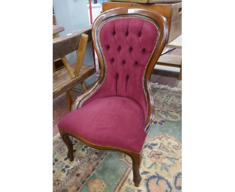 Button backed nursing chair 