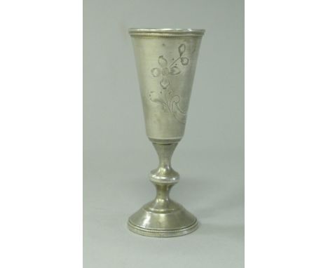 An Imperial Russian silver Vodka tot (by Ivan Manilove, Kostroma, bearing date marks for 1908-17)