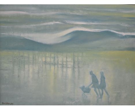 Alan Cotton (b. 1936)Seascape - Stormsigned, titled to verso, dated 1974, oil on canvas, 77cm x 102cm