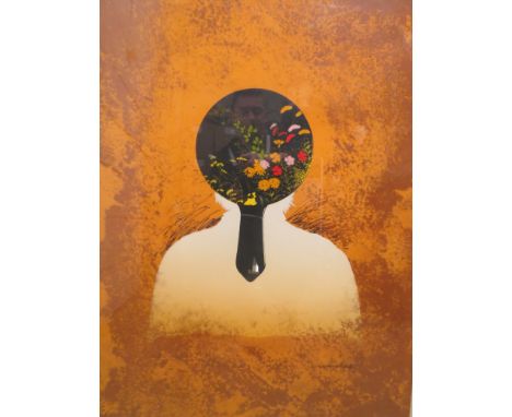 Shigeru Taniguchi - a 20th century Japanese contemporary print entitled Portrait of a Treasure, signed, limited edition 11/25