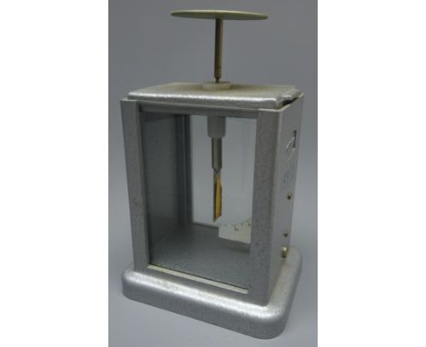 Griffin & George Gold Leaf Electroscope, white scale in grey japanned part glazed case, H16.5cm. W10cm, D8cm Condition Report