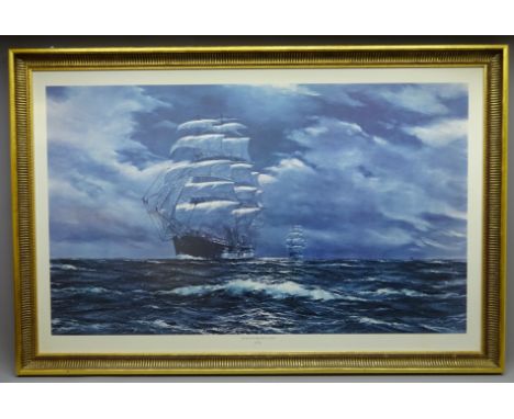 After Henry Scott 'The Great Race from China to London' colour print, 68cm x 108cm Condition Report Click here for further im